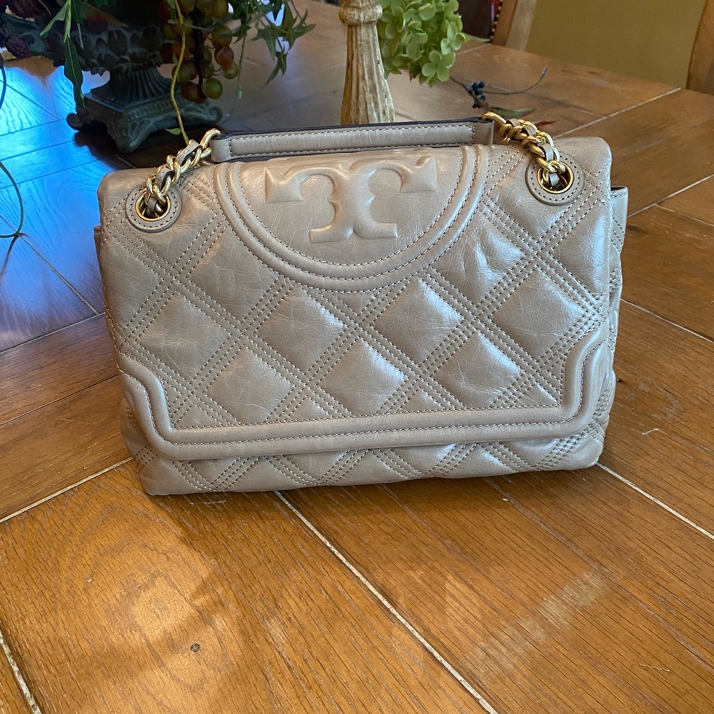 Tory Burch Fleming Soft Glazed Convertible Shoulder Bag